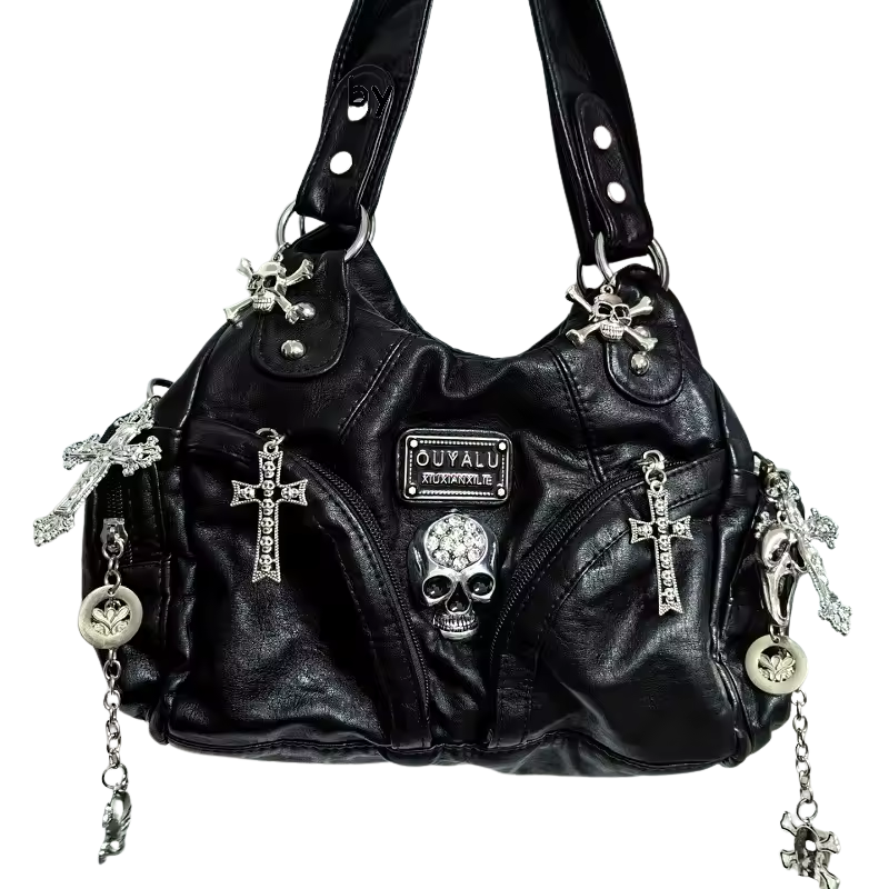 Goth purse